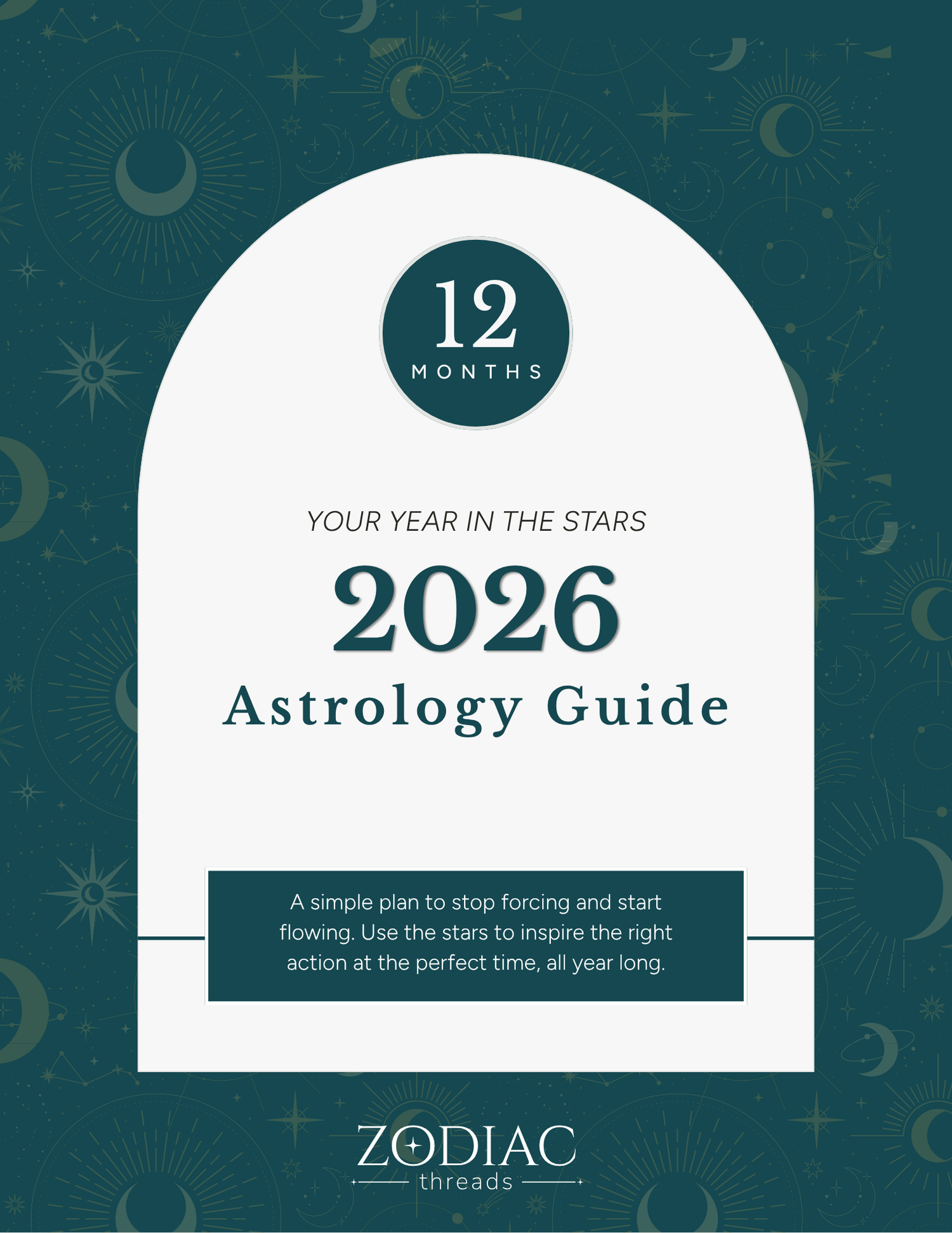 A free 2026 astrology guide to stop forcing and start flowing with the universe.