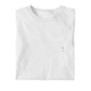 Folded  t-shirt with the Aries constellation design on a white background.