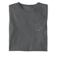 Folded  t-shirt with the Virgo constellation design on a white background.